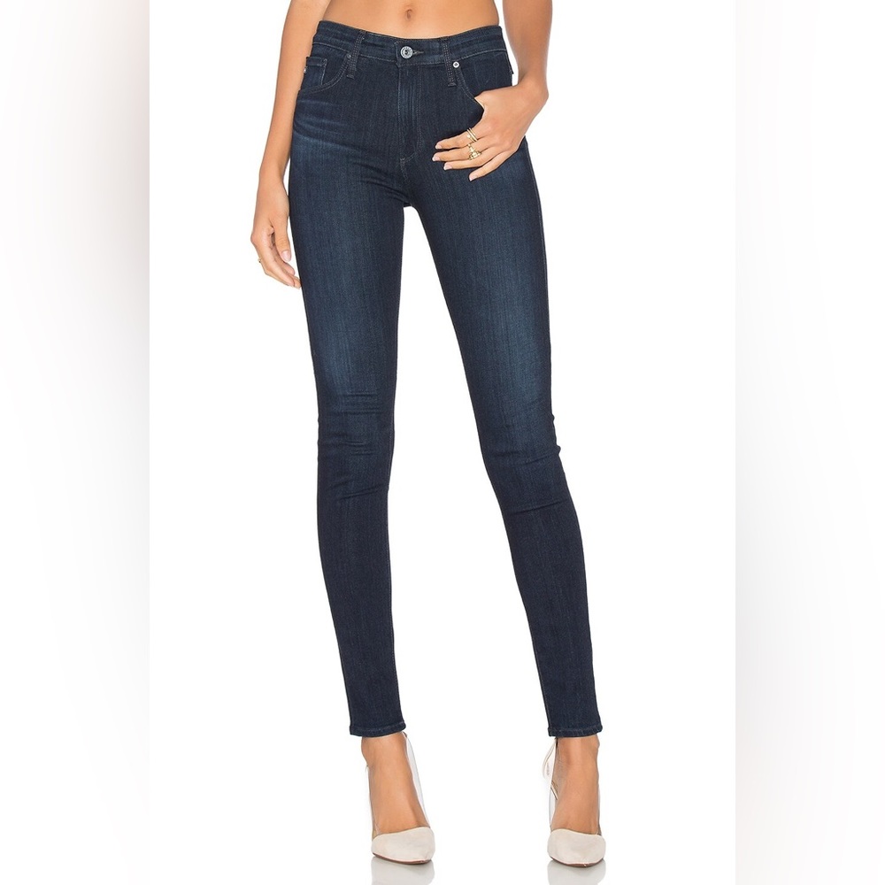 AG The Farrah high rise skinny jeans